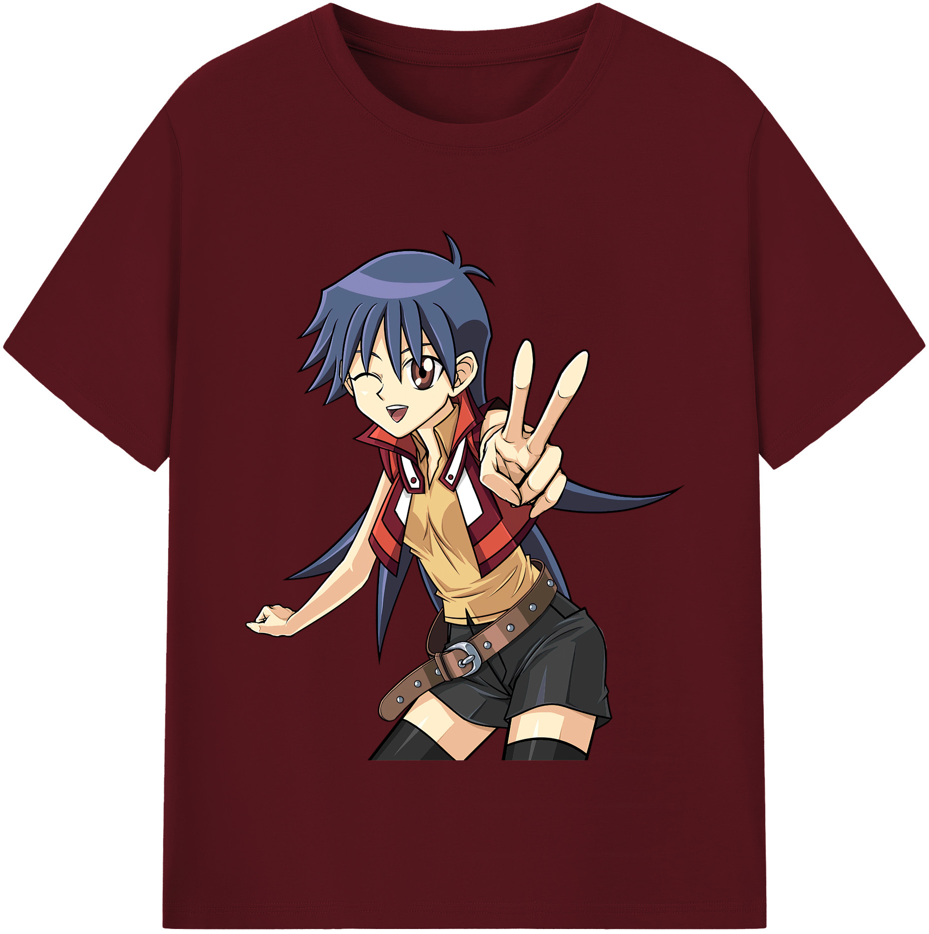 （画像用） 遊☆戯☆王 Yu-Gi-Oh! 綿100％半袖Tシャツ（フロントプリント）